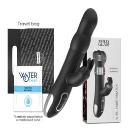 BRILLY GLAM- MOEBIUS RABBIT VIBRATOR & ROTATOR COMPATIBLE WITH WATCHME WIRELESS TECHNOLOGY 2